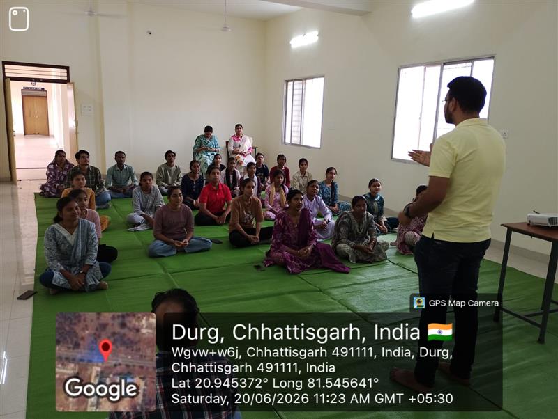 अंतर्राष्ट्रीय योग दिवस के अवसर पर योग संगम का आयोजन 