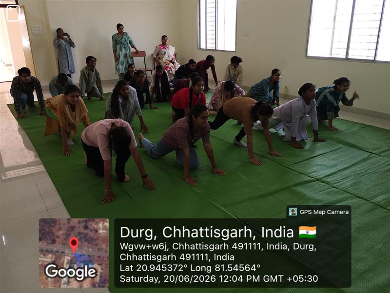 अंतर्राष्ट्रीय योग दिवस के अवसर पर योग संगम का आयोजन 
